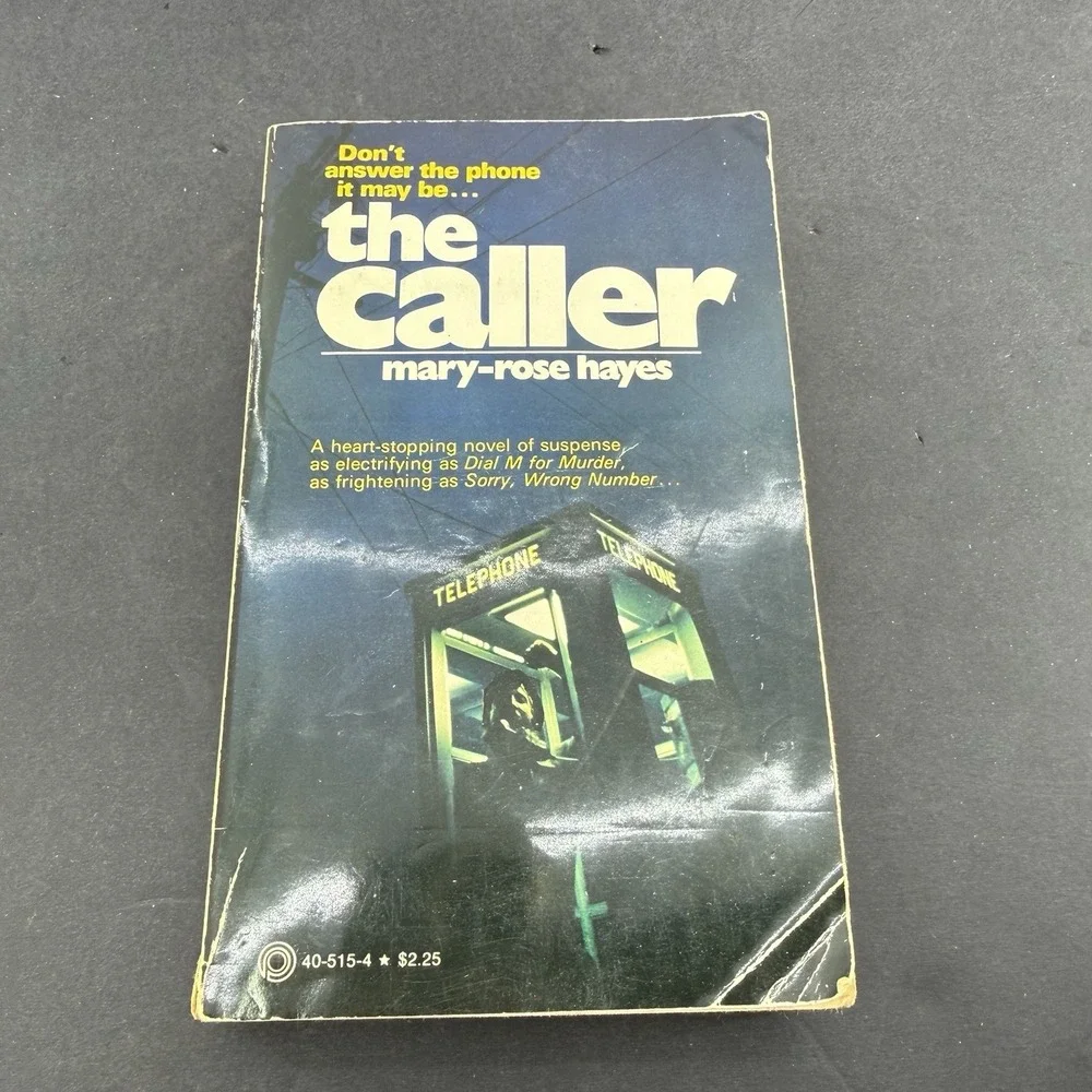 The Caller by Mary-Rose Hayes (1979 Paperback) RARE HORROR Telephone Booth cover